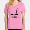 Ladies Core Cotton V Neck Tee Thumbnail