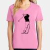 Ladies Core Cotton V Neck Tee Thumbnail