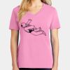 Ladies Core Cotton V Neck Tee Thumbnail