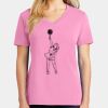 Ladies Core Cotton V Neck Tee Thumbnail