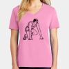 Ladies Core Cotton V Neck Tee Thumbnail