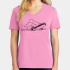 Ladies Core Cotton V Neck Tee Thumbnail