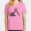 Ladies Core Cotton V Neck Tee Thumbnail