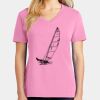 Ladies Core Cotton V Neck Tee Thumbnail