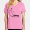 Ladies Core Cotton V Neck Tee Thumbnail