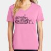 Ladies Core Cotton V Neck Tee Thumbnail