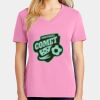 Ladies Core Cotton V Neck Tee Thumbnail