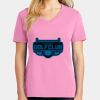 Ladies Core Cotton V Neck Tee Thumbnail