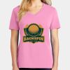 Ladies Core Cotton V Neck Tee Thumbnail