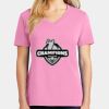 Ladies Core Cotton V Neck Tee Thumbnail