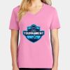 Ladies Core Cotton V Neck Tee Thumbnail