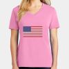 Ladies Core Cotton V Neck Tee Thumbnail