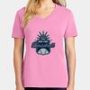 Ladies Core Cotton V Neck Tee Thumbnail