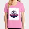 Ladies Core Cotton V Neck Tee Thumbnail