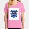 Ladies Core Cotton V Neck Tee Thumbnail