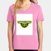 Ladies Core Cotton V Neck Tee Thumbnail