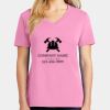 Ladies Core Cotton V Neck Tee Thumbnail