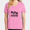 Ladies Core Cotton V Neck Tee Thumbnail