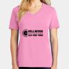 Ladies Core Cotton V Neck Tee Thumbnail