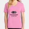 Ladies Core Cotton V Neck Tee Thumbnail